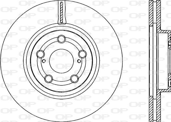 OPEN PARTS Тормозной диск BDR2266.20